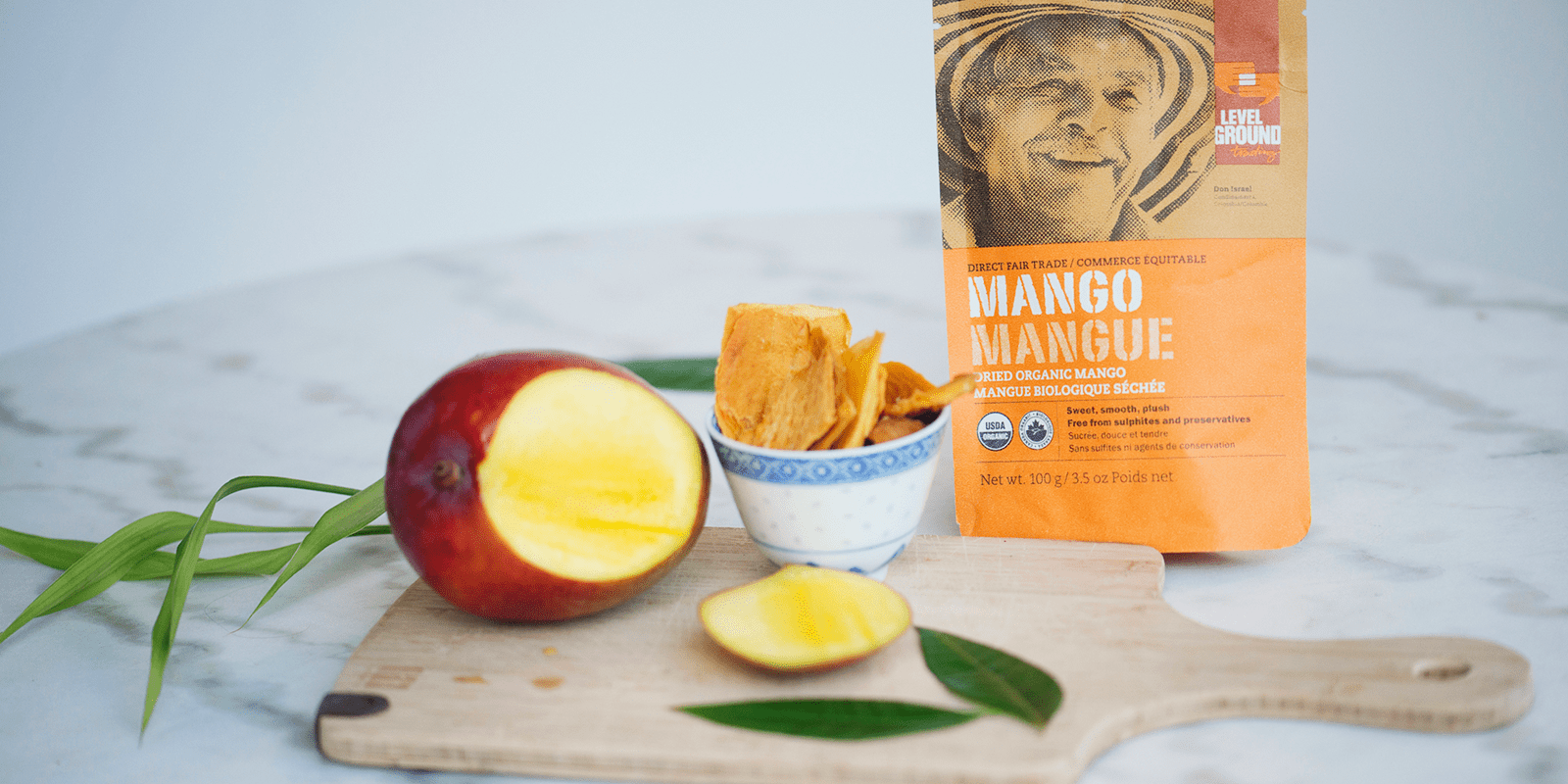 Fairtrade vegan snacks guide from Rosette Fair Trade, featuring dried mangoes, granola and more