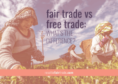 Fair trade vs free trade (conventional trade): what’s the difference?