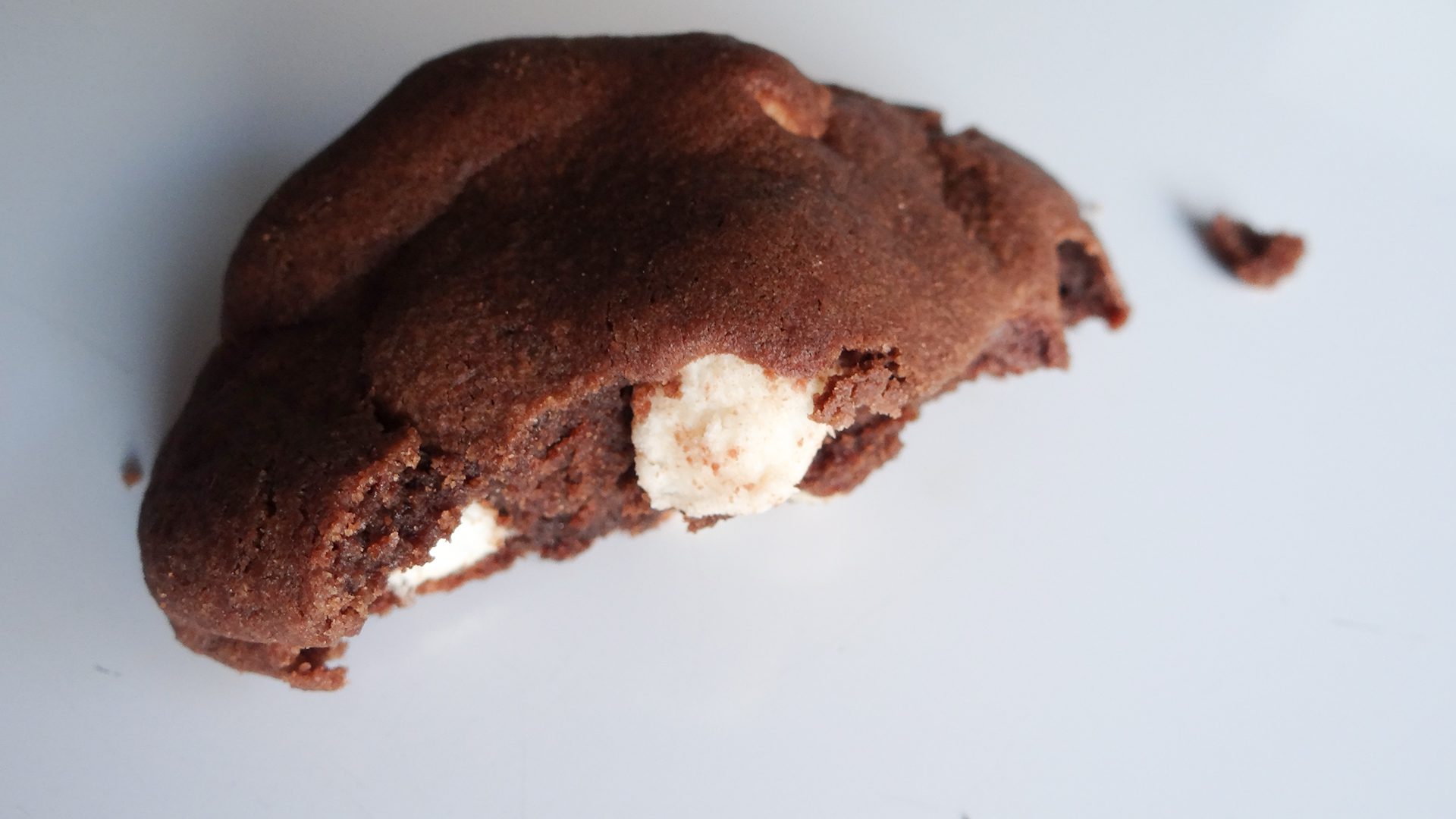 Double chocolate cookies with marshmallows - recipe by Rosette Fair Trade (featured)