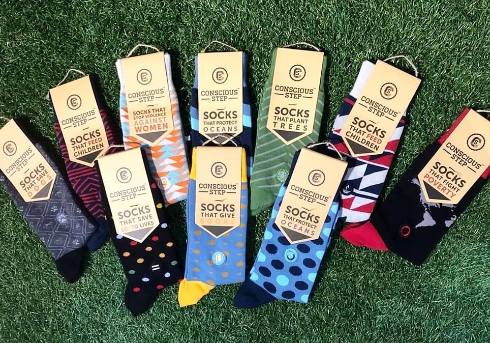 Fairtrade organic socks by Conscious Step on the Rosette Fair Trade online store