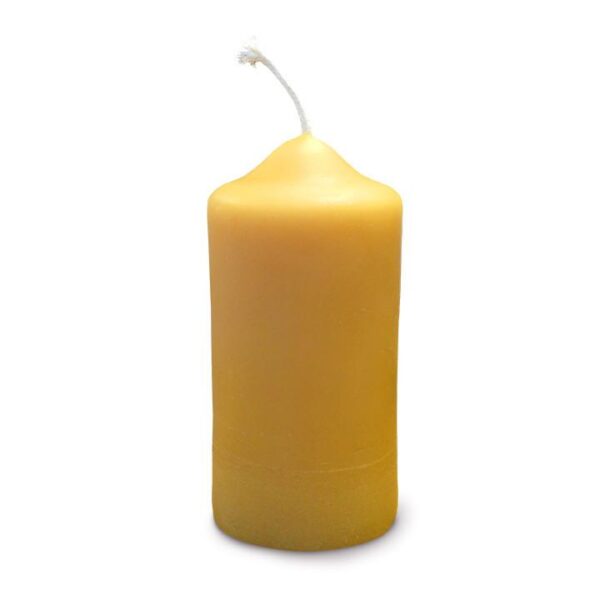 Beeswax pillar candle (40 hours burn time) by African Bronze Honey on Rosette Fair Trade