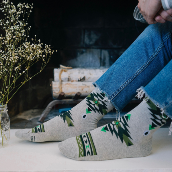 Socks that plant trees (lifestyle) by Conscious Step on Rosette Fair Trade