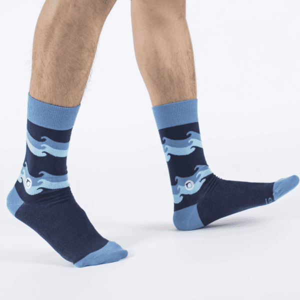 Socks that protect oceans (M lifestyle) by Conscious Step on Rosette Fair Trade