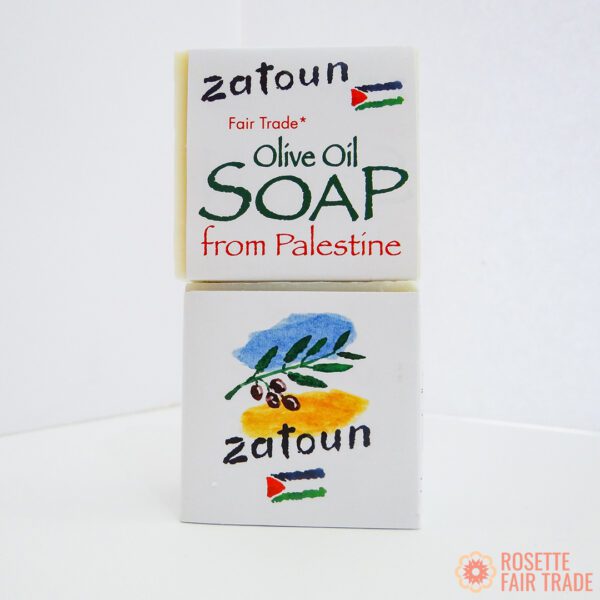 Zatoun Pure Olive Oil Bar Soap castile (fair trade, all natural, handmade) on the Rosette Network online store
