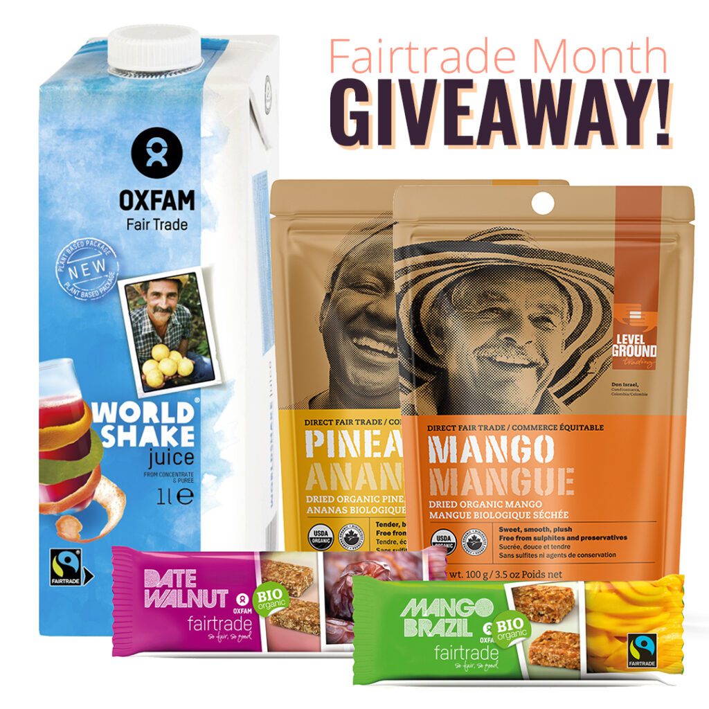 Fairtrade Month in Canada: week 1 giveaway