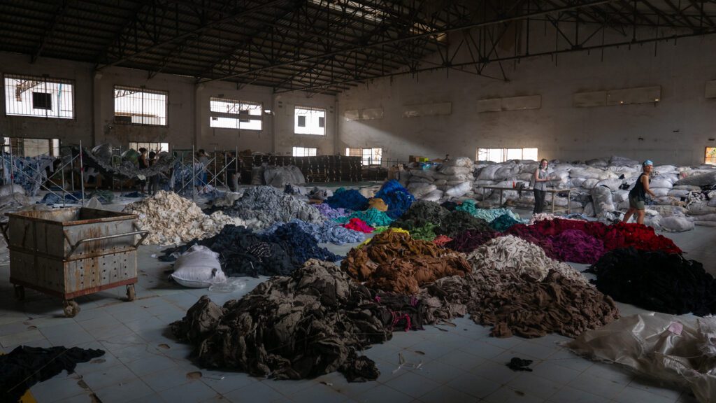 Garment waste can be transformed into new fair trade clothing and more (Rosette Fair Trade)