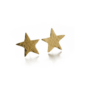 Hammered Star Studs (fair trade, handmade) by Just Trade UK on the Rosette Network