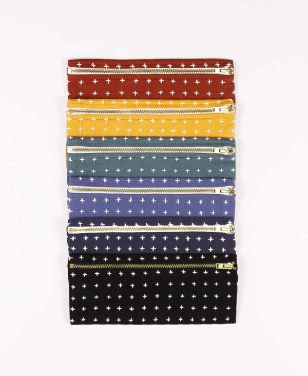 Cross Stitch Pencil Case (all colours) by Anchal Project on Rosette Fair Trade