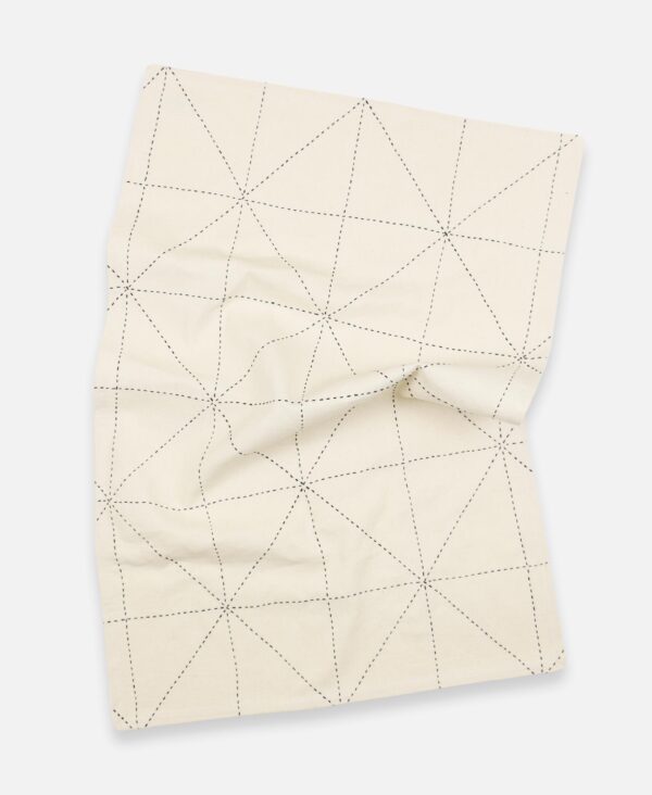 Graph Tea Towel (bone) by Anchal Project on Rosette Fair Trade