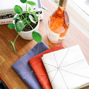 Graph Tea Towel (lifestyle) by Anchal Project on Rosette Fair Trade